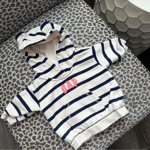 GAP Kids Striped Hoodie with Bear Ears